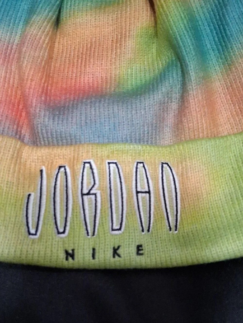 Jordan Nike Tie-Dye Cuffed Knit Beanie - Youth